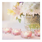 5th Wedding Jubileum Wood Afbeelding Foto Cube Kubus (Voorkant)