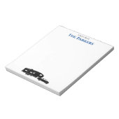 5th Wheel Camper / RV - Gepersonaliseerd Notitiebl Notitieblok (Linkerzijde)