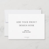 5x3,5" dubbelzijdige Kaart afdrukken Notitiekaartje (Voorkant)