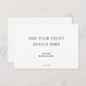 5x3,5" dubbelzijdige Kaart afdrukken Notitiekaartje (Voorkant / Achterkant)