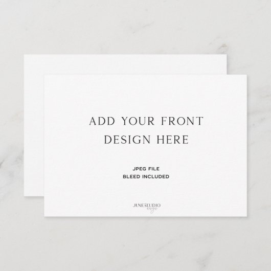 5x3,5" dubbelzijdige Kaart afdrukken Notitiekaartje (Voorkant / Achterkant)