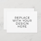 5x3.5-Kaart afdrukken Informatiekaartje (Voorkant / Achterkant)