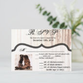 5x3.5 R.S.V.P. CardBoots Land Rustic Western Wij Kaart (Staand voorkant)