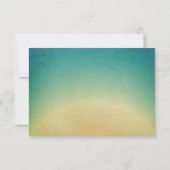 5x3.5 R.S.V.P. Kaart Beach Sunset Palm Trees Strin (Achterkant)