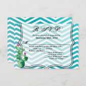 5x3.5 R.S.V.P. Kaart Boho Cacti Cactus Succulent B (Voorkant / Achterkant)