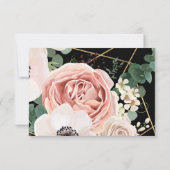 5x3.5 R.S.V.P. Kaart Geometrische Tuin Roos Zwart (Achterkant)