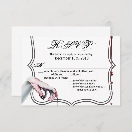 5x3.5 R.S.V.P. Kaart lgbtq regenboog vlag gay lesb (Voorkant / Achterkant)