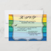 5x3.5 R.S.V.P. Kaart lgbtq regenboogvlag lesbische (Voorkant)