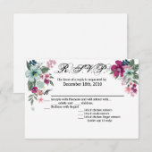 5x3.5 R.S.V.P. Kaart Tropische ventilator op wit (Voorkant / Achterkant)