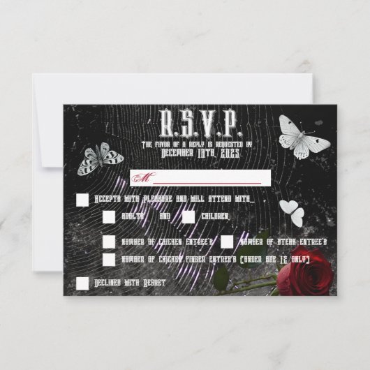 5x3.5 R.S.V.P. Kaart XMAS Haunting Adeline Zade Me (Voorkant)