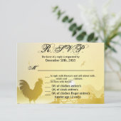 5x3.5 R.S.V.P. Kaart XMAS Sunny Morning Boerderij  (Staand voorkant)