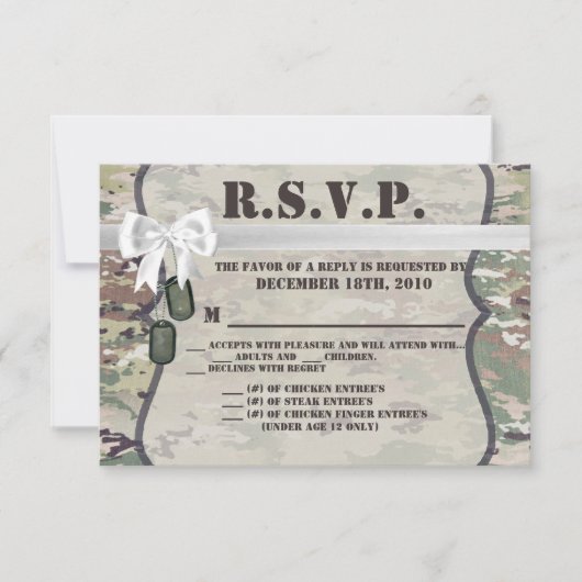 5x3.5 R.S.V.P. Kaartlegerluchtmacht OCP Camo Unifo Kaart (Voorkant)