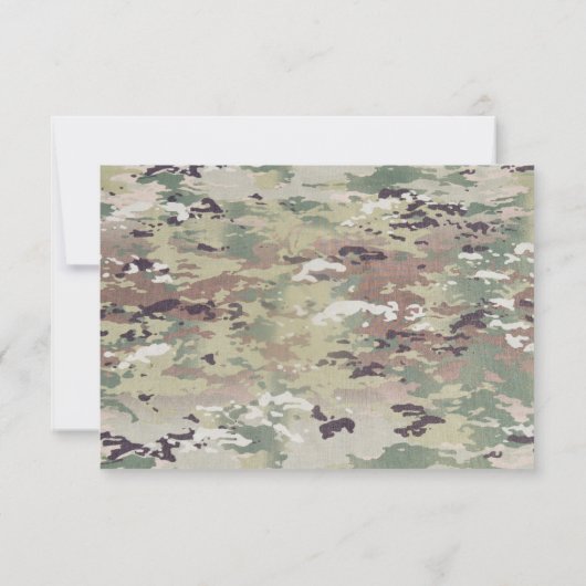 5x3.5 R.S.V.P. Kaartlegerluchtmacht OCP Camo Unifo Kaart (Achterkant)