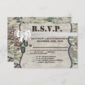 5x3.5 R.S.V.P. Kaartlegerluchtmacht OCP Camo Unifo Kaart (Voorkant / Achterkant)