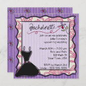 5x5 Bachelorette-uitnodiging Kaart (Voorkant / Achterkant)