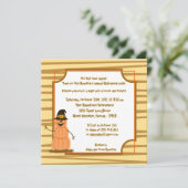 5x5 Halloween Leuke Feestuitnodiging Kaart (Staand voorkant)