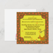 5x5 herfst Halloween Party uitnodiging (Voorkant / Achterkant)