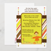 5x5 herfst Halloween Party uitnodiging (Voorkant / Achterkant)