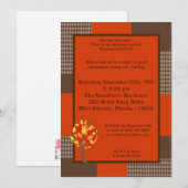 5x5 Herfst Thanksgiving Feest Uitnodiging (Voorkant / Achterkant)