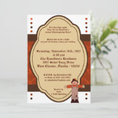 5x5 Herfst Thanksgiving Feest Uitnodiging (Staand voorkant)