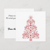 5x5 kerstboom Kaart (Voorkant / Achterkant)
