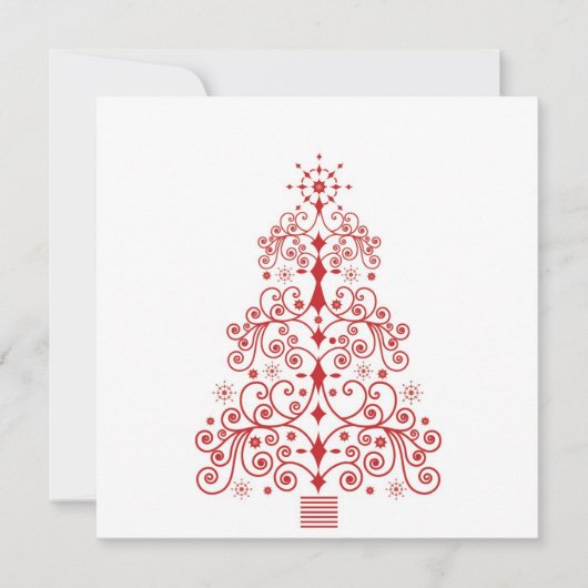 5x5 kerstboom Kaart (Voorkant)