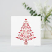 5x5 kerstboom Kaart (Staand voorkant)
