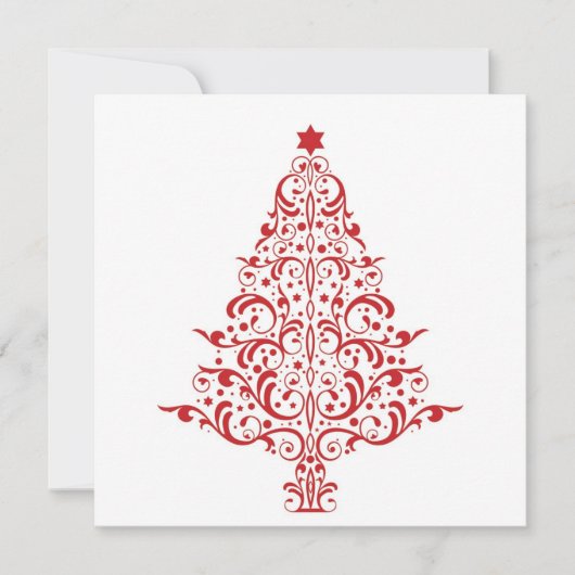 5x5 kerstboom Kaart (Voorkant)