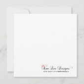 5x5 Kerstmis XMAS Stad Kerstmis Uitnodiging (Achterkant)