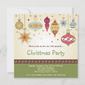 5x5 Kerstversiering Uitnodiging voor kerstfeest (Voorkant)