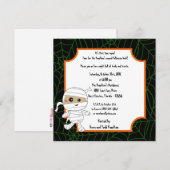 5x5 Little Creepers Halloween Party nodiging Kaart (Voorkant / Achterkant)