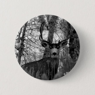 5x5 Mule Deer Ronde Button 5,7 Cm