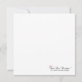 5x5 Red Sock Monkey Speelgoed Birthday Party Invit Kaart (Achterkant)