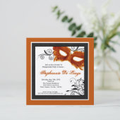 5x5 Sinaasappel Maskerade Masker 16 Verjaardag Uit Kaart (Staand voorkant)