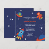 5x5 Uitnodiging buitenruimtevaart (Voorkant / Achterkant)