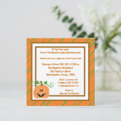 5x5 uitnodiging van Halloween Fun Party (Staand voorkant)