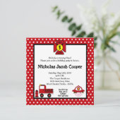 5x5 Vuurman Vuurgedag Uitnodiging (Staand voorkant)