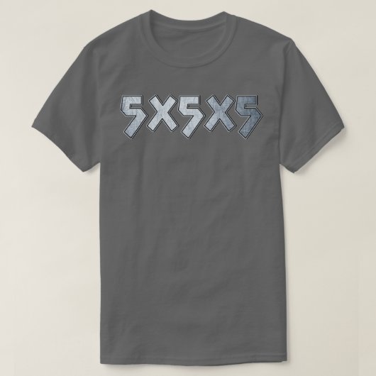 5x5x5 t-shirt (Design voorkant)