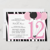 5x7 12e verjaardag Uitnodiging (Voorkant)