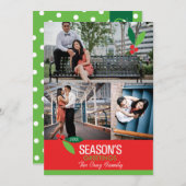 5x7 3 Foto Hulst Ontwerp Plat Kaart (Voorkant / Achterkant)