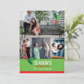 5x7 4 Foto Hulst Ontwerp Plat Kaart (Staand voorkant)