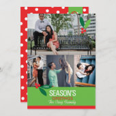 5x7 4 Foto Hulst Ontwerp Plat Kaart (Voorkant / Achterkant)