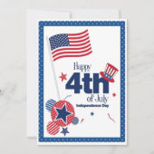 5x7 4e uitnodiging van juli (Voorkant)