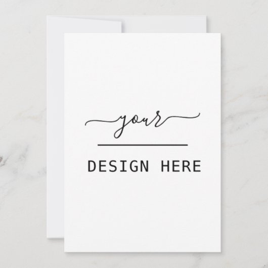 5x7 aangepaste uitnodigingsdruk kaart (Voorkant)