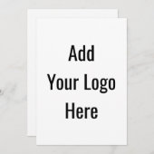 5x7 aangepaste uitnodigingsdruk kaart (Voorkant / Achterkant)