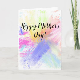 5x7 Abstracte Moederdag Kaart