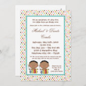 5x7 Afrikaanse Amerikaan 2-jarig Deel Uitnodiging (Voorkant / Achterkant)