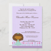 5x7 Afrikaanse prinses Gir Birthday Party Invitati Kaart (Voorkant)