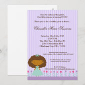 5x7 Afrikaanse prinses Gir Birthday Party Invitati Kaart (Voorkant / Achterkant)