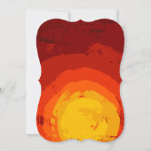 5x7 Afrikaanse Safari Giraffe Wild Wedding Uitnodi Kaart (Achterkant)